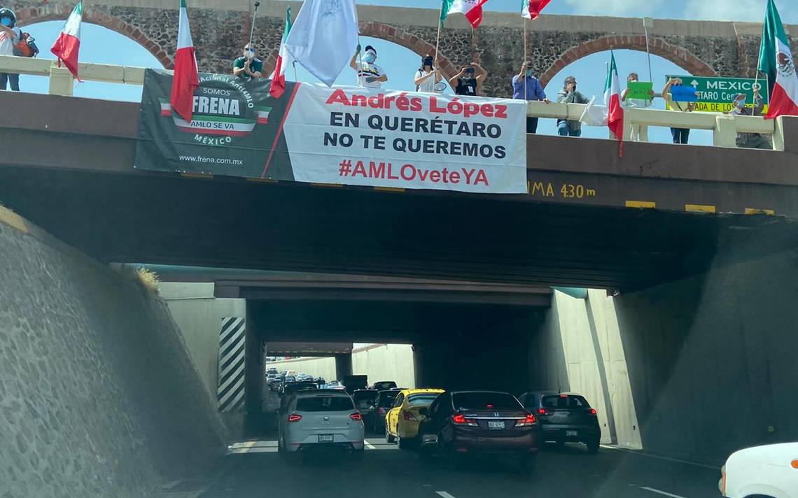 Tercera caravana anti AMLO recorre la ciudad Diario de Quer taro